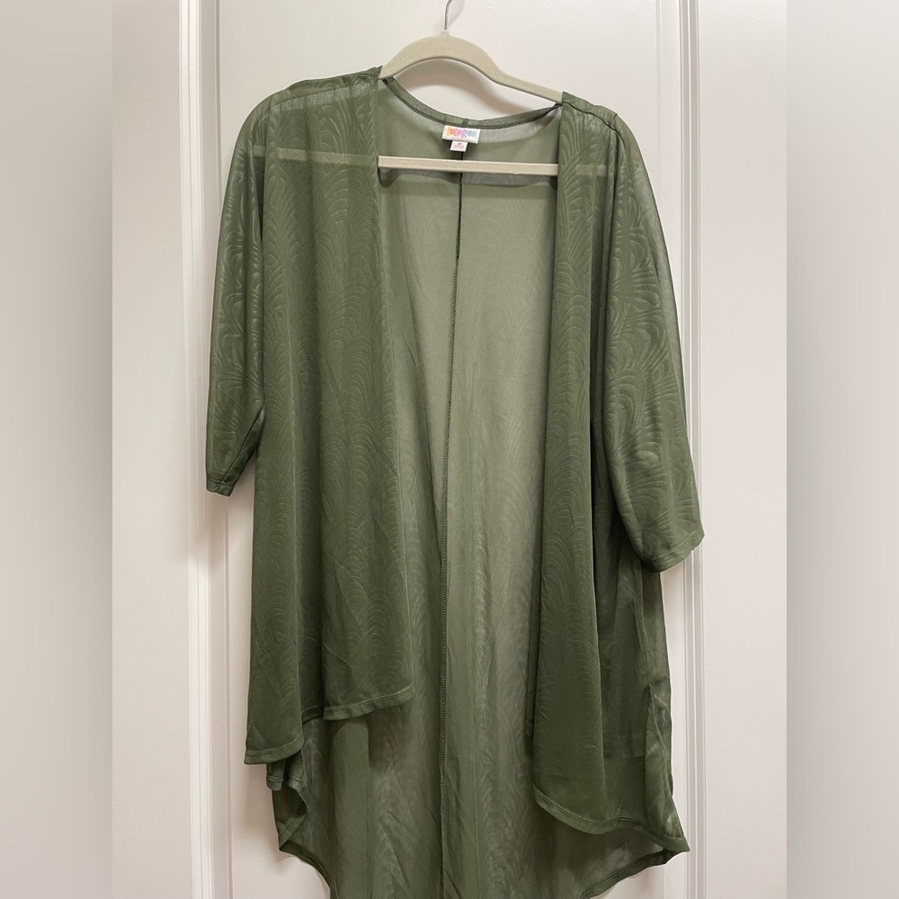 LuLaRoe Olive Sheer Cardigan